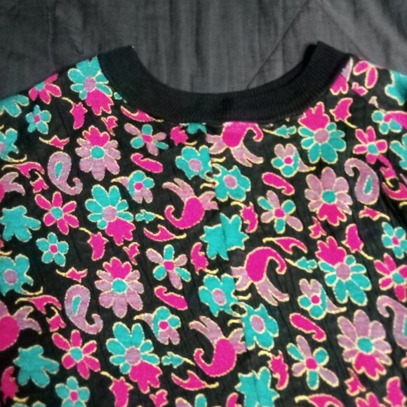 Vintage Loom Wear Floral AOP Crewneck Sweatshirt - Picture 4 of 6